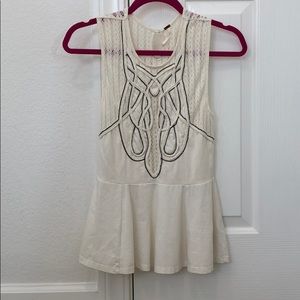 Free People Peplum top
